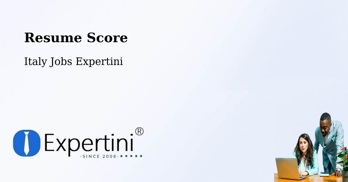 Resume Score & Job Description Match Tool – Ortacesus - Italy Jobs Expertini